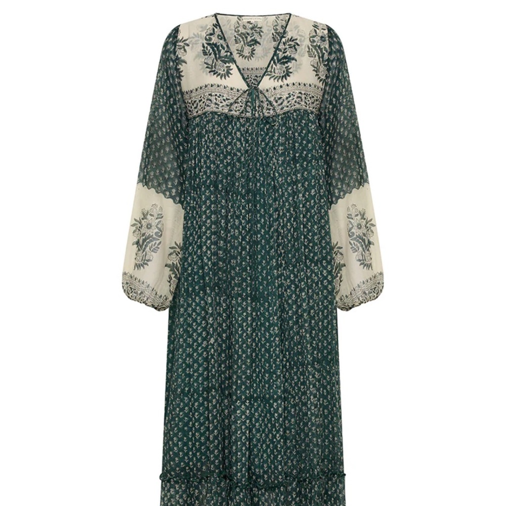 🌲 Daughters of India Rooh Maxi Dress - Pine - NWT🌲